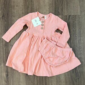 NEW Ettie + H Bethan Dress in Salmon Sz 18-24 M